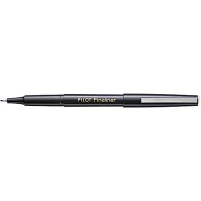 Pilot Fineliner Pen Extra Fine 0.4 mm Black Pack of 12