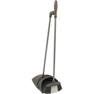 Bentley Dustpan and Brush Set Lobby 26 x 25 x 90cm Black & White