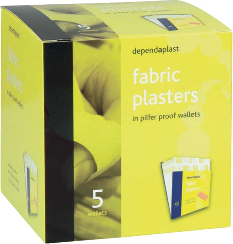 Plasters Fabric Pilfer Proof Dependaplast Box 5