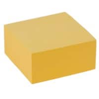 Viking Sticky Note Cube 76 x 76 mm Pastel Yellow 400 Sheets
