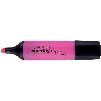 Niceday Highlighter HC1-5 Pink Pack 4