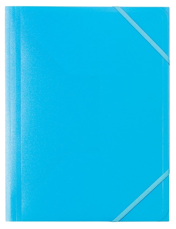 Viking 3 Flap Folder A4 Blue Polypropylene 24.5 x 32 cm Pack of 5