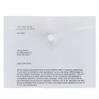Office Depot Document Wallets A5 Transparent Polypropylene 18 x 22 cm Pack of 5