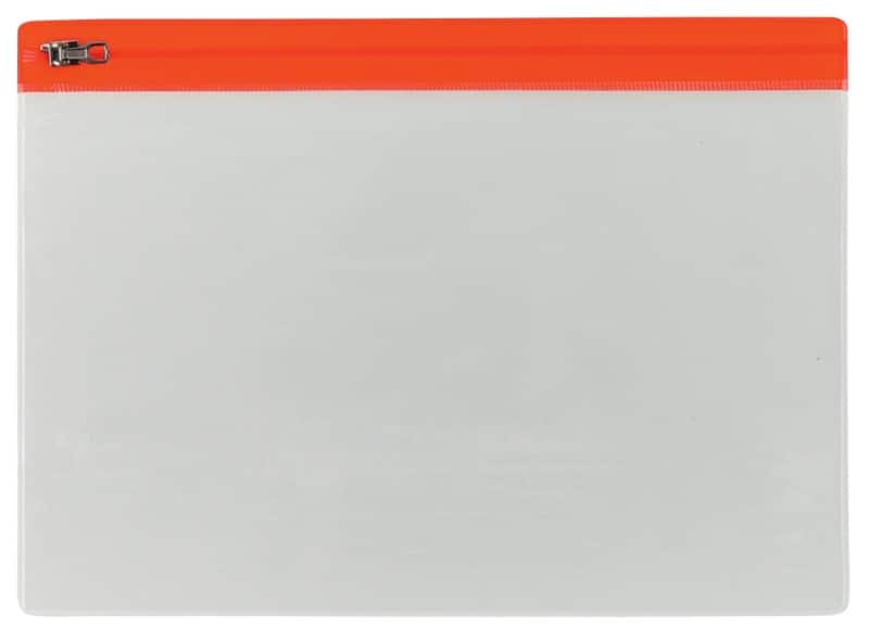 Viking Zip Lock Bags A5 Zip PP (Polypropylene) Landscape 21 (W) x 24 (D) x 16.5 (H) cm Red Pack of 5