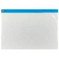 Office Depot Zip Lock Bags A4 Zip PP (Polypropylene) Landscape 29.7 (W) x 33.8 (D) x 24 (H) cm Blue Pack of 5