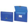 Office Depot Transfer File A4 Transparent Blue Polypropylene 34 x 2.5 x 25 cm