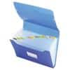 Viking Expanding File 13 Compartments A4 Blue Plastic