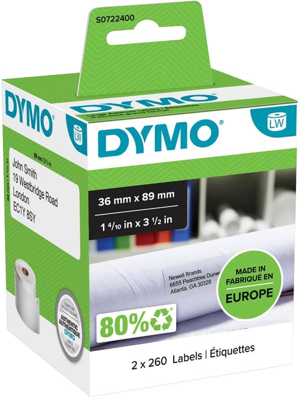 dymo address labels 99012