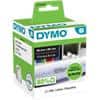 DYMO LW Address Labels 99012 Authentic Black on White Self Adhesive 36 mm x 89 mm 2 Rolls of 260 Labels