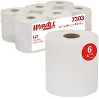 WYPALL Wiping Paper L20 2 Ply 336 Sheets Pack of 6
