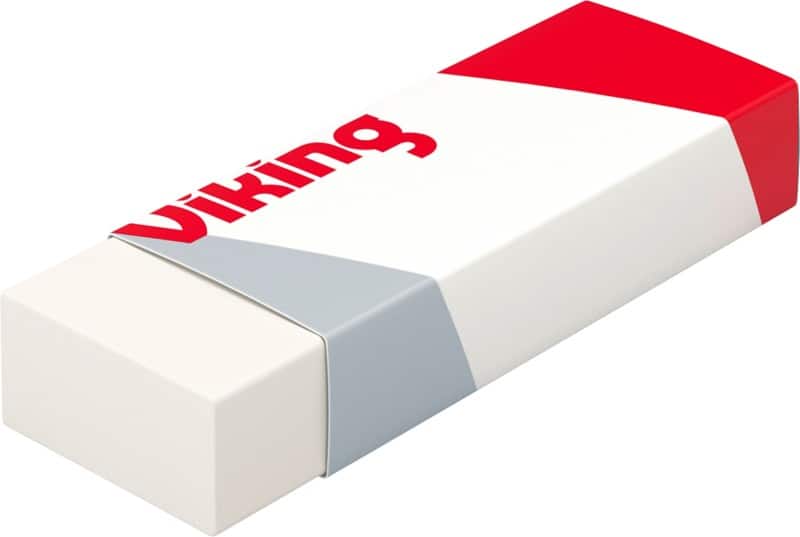 Viking Duoplast Eraser White