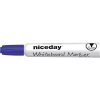 Niceday WBM2.5 Whiteboard Marker Bullet Blue Pack of 12