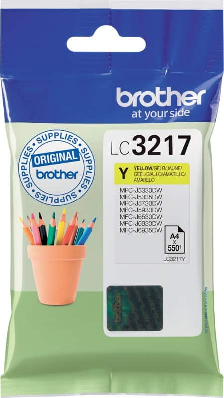 Brother LC3217Y Original Ink Cartridge Yellow