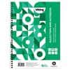 Office Depot A4+ Wirebound White Paper Cover Notebook Ruled Recycled 160 Pages