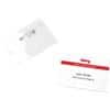 Office Depot Standard Name Badge with Pin Landscape 90 x 60 mm Pack of 50