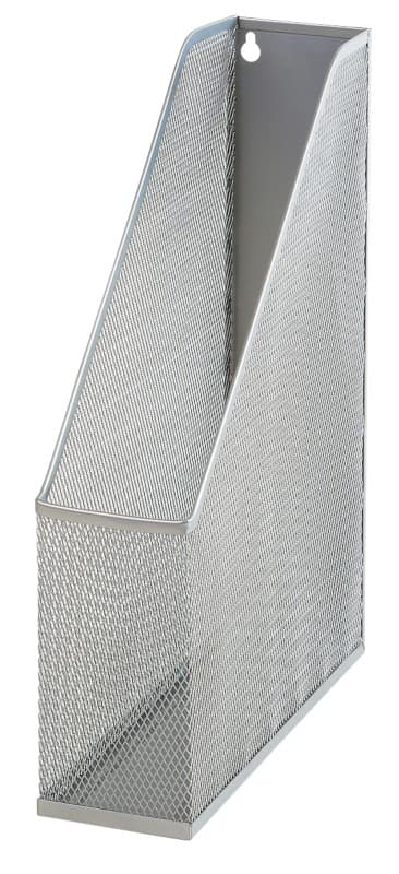 Viking Magazine File Silver Wire Mesh 7.5 x 25.3 x 31.5 cm