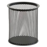 Viking Pencil Cup Wire Mesh Black 9 x 9 x 10 cm