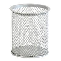 Viking Pencil Cup Wire Mesh Silver 9 x 9 x 10 cm