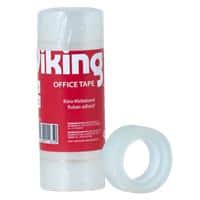 Viking Adhesive tape Transparent 19 mm (W) x 10 m (L)  Polypropylene 6 Rolls