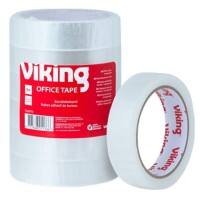 Viking Adhesive tape Transparent 24 mm (W) x 66 m (L) Large Core Polypropylene 6 Rolls