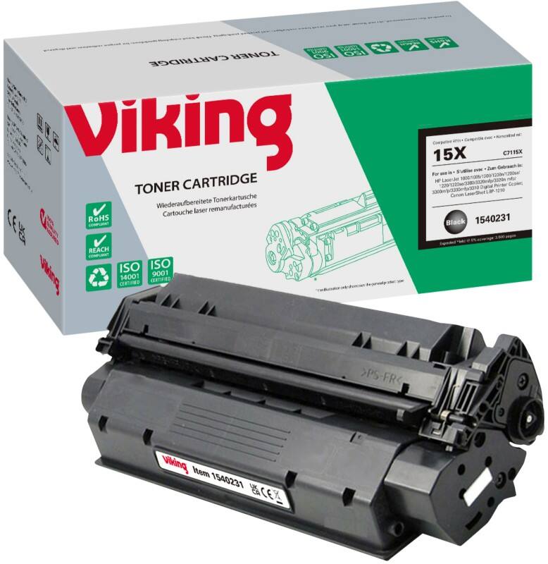 Viking 15X Compatible HP Toner Cartridge C7115X Black