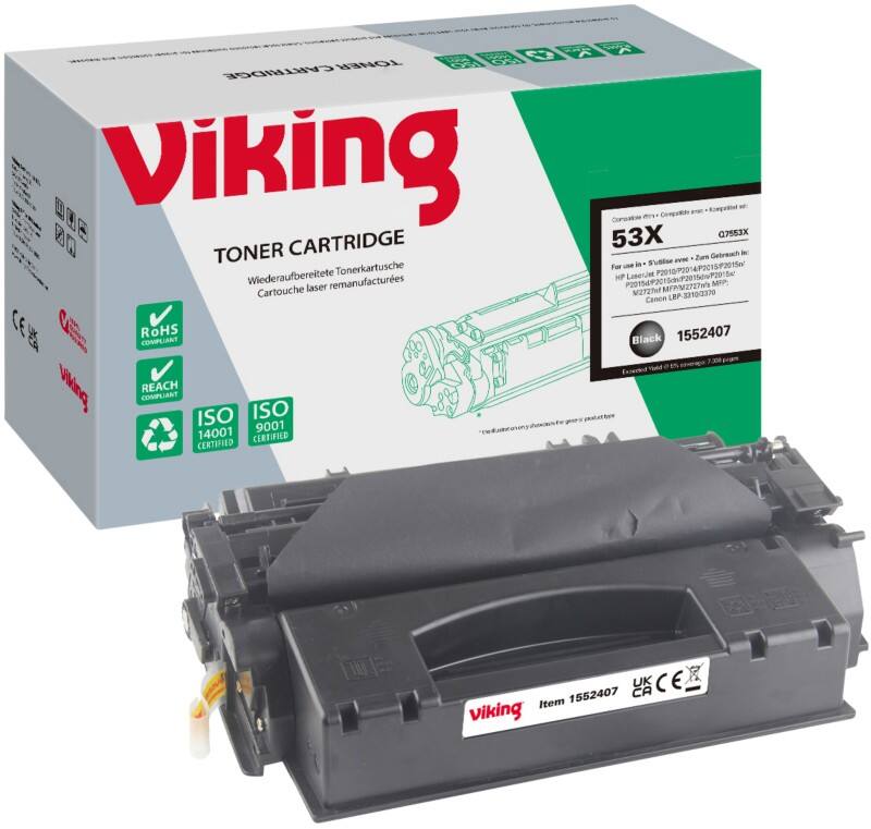Viking 53X Compatible HP Toner Cartridge Q7553X Black