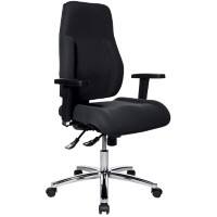 Realspace Synchro Tilt Ergonomic Office Chair with 3D Armrest Signum Black