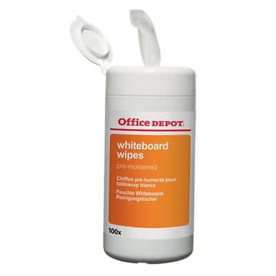 Office Depot Whiteboard Wet Wipes Pack of 100