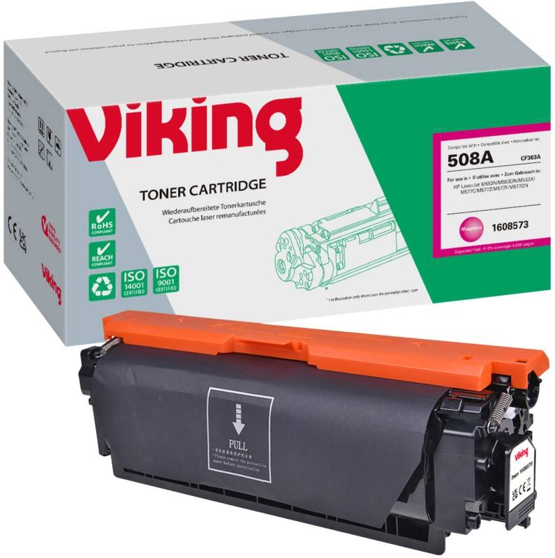 Viking 508A Compatible HP Toner Cartridge CF363A Magenta