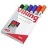 Viking Flipchart Marker Medium Bullet Assorted Pack of 6