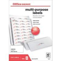 Office Depot Multipurpose Labels Just Corners White 2400 labels per pack