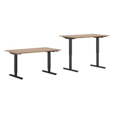 EFG Sit Stand Desk BRO12MR24 Beech 1,200 mm  x  800 mm