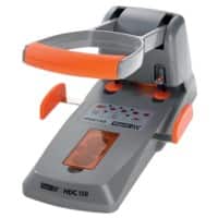 Rapid Supreme 2 Holes Hole Punch Metal 150 Sheets 23000600 Orange, Silver  