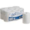 Scott Hand Towels Control 6621 1 Ply Rolled White 6 Rolls of 600 Sheets