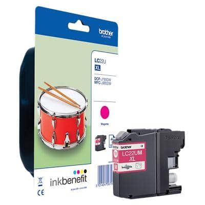 Brother LC221M Original Ink Cartridge Magenta