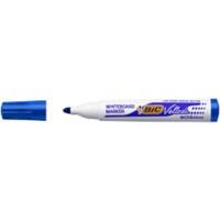 BIC Whiteboard Marker 1701 Velleda Bullet 2.2 mm Blue Pack of 12 + FREE 3 BIC Liquid Ink Pocket Pens