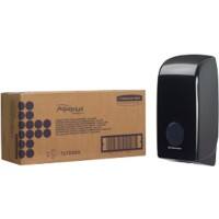 AQUARIUS Toilet Tissue Dispenser 7172 Plastic Wall Mounted Black Lockable