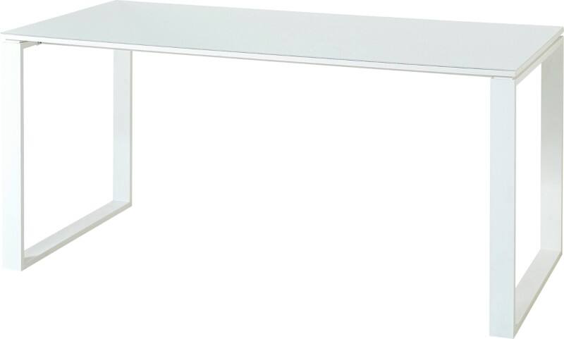 GERMANIA GW-Monteria Office Desk Rectangular White 4 Feet 1,600 (W) x 800 (D) x 750 (H) mm Melamine