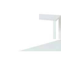GERMANIA GW-Monteria Office Desk Rectangular White 4 Feet 1,600 (W) x 800 (D) x 750 (H) mm Melamine