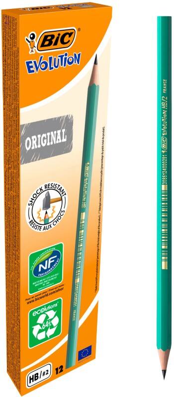 BIC Evolution Ecolutions Pencil HB 650 Pack of 12