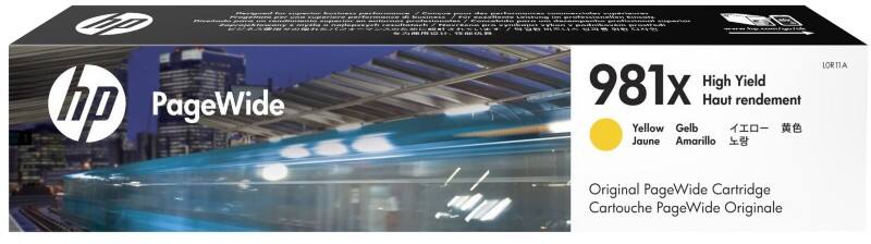 HP 981X Original Ink Cartridge L0R11A Yellow