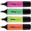 Viking HC1-5 Highlighter Assorted Broad Chisel 1-5 mm Pack of 4