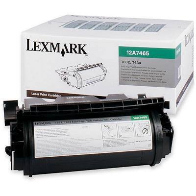 Lexmark Original Toner Cartridge 12A7465 Black