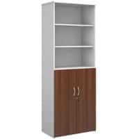 Dams International MFC (Melamine Faced Chipboard) Combination Unit 5 Shelves 800 x 470 x 2,140 mm White