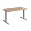Dams International Sit Stand Desk Elev8 Touch Beech 1,400 x 800 x 675 x 675 - 1,300 mm