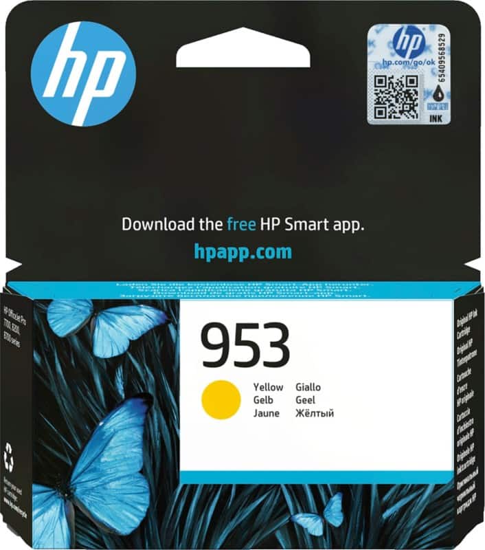 HP 953 Original Ink Cartridge F6U14AE Yellow