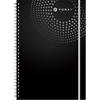 Foray Notebook Executive A4+ Ruled Spiral Bound PP (Polypropylene) Hardback Black Perforated 160 Pages 80 Sheets