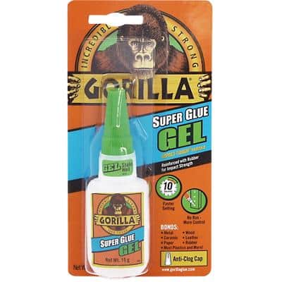 Gorilla Super Glue Permanent Gel Transparent Clear 15 g 4044401