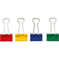 Viking Foldback Clips 19mm Assorted Pack of 50