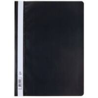 Exacompta Report File A4 Black Polypropylene Pack of 25